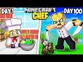 I Survived 100 Days as CHEF in Minecraft