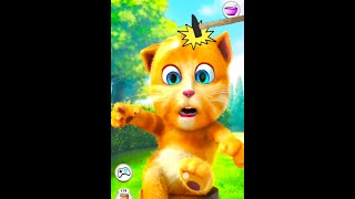 Talking Ginger Cat Funny Video 🙀😹 || ginger cat funny videos || ginger cat || talking tom ||