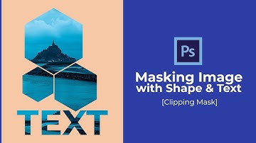 Photoshop Image Masking with Text & Shapes | Clipping Mask | Borno Digital