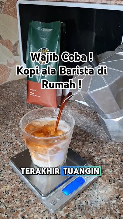 Kopi Susu ala Cafe di Rumah, Lebih Hemat dan Praktis dengan Moka Pot! #coffee #homebrewing #mokapot