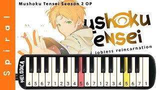 Mushoku Tensei Season 2 OP - Spiral Melodica Tutorial