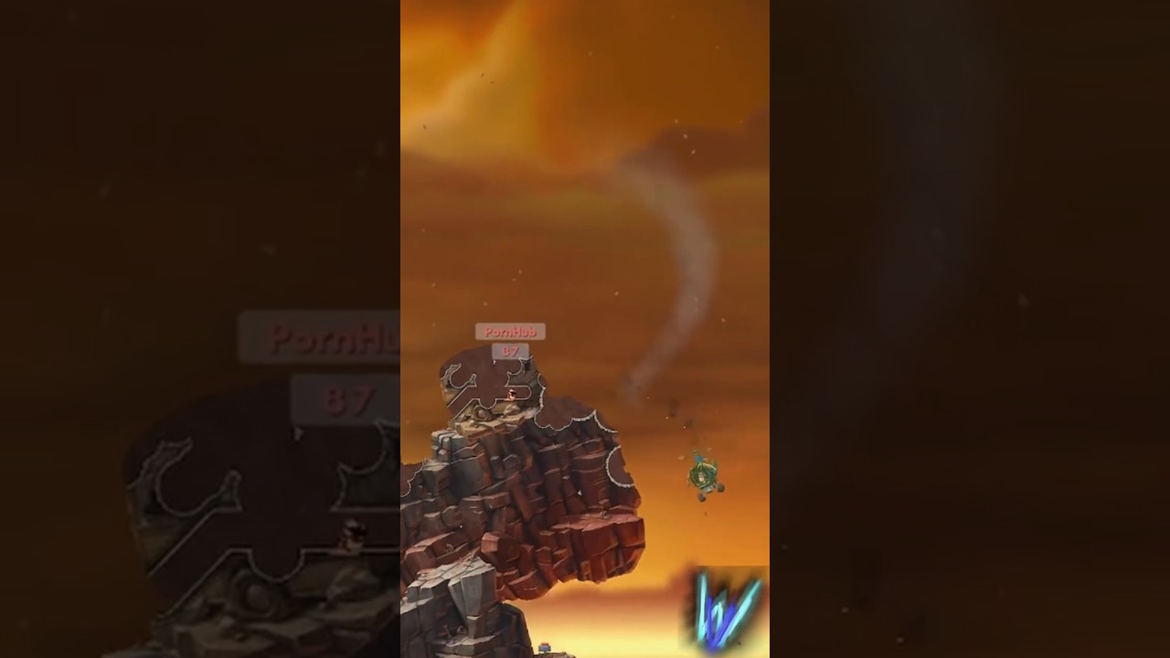 ⁣Клип 2 из видео Новый конкурент Porn Hub | Worms WMD #worms , #wormswmd , #нарезка , #shorts