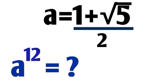 Exponential equation | Math Olympiad question | solving golden ratio