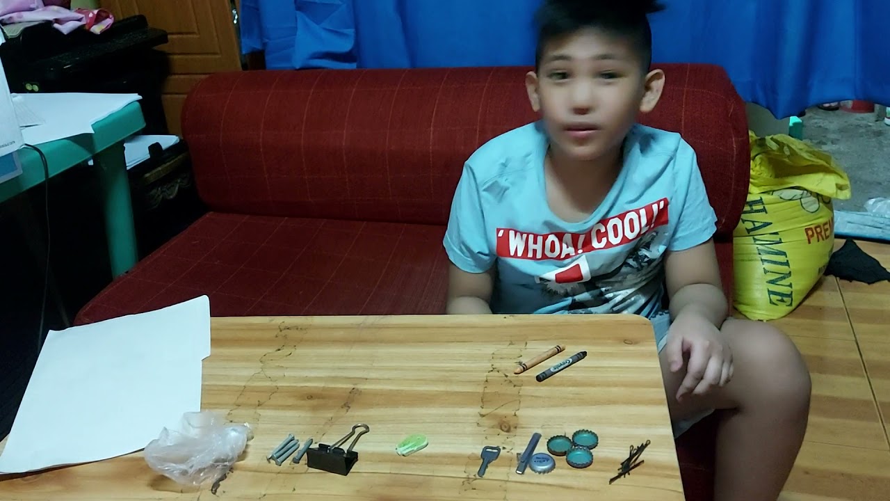 Science - Things that can move using magnet (Tagalog)