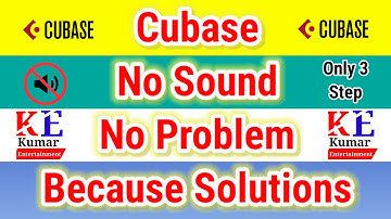 how to fix audio problem in Cubase | output sound not working on Cubase - In Hindi