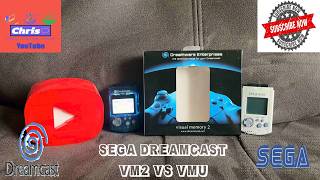 Sega Dreamcast VM2 vs VMU Comparison #segadreamcast 