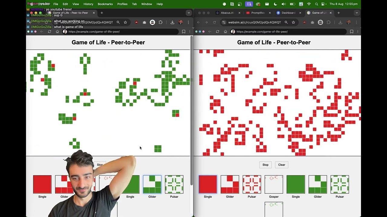 Websim multiplayer game of life youtube