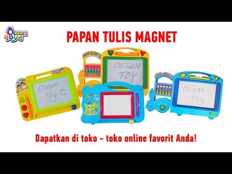 Mainan papan tulis magnet... Praktis dan ekonomis. 