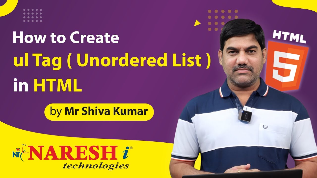 How to Create ul Tag ( Unordered List ) in HTML with Example | by Mr ...