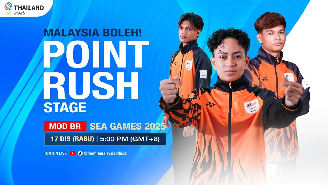 [SEA GAMES 2025] Free Fire - Point Rush Stage - YouTube