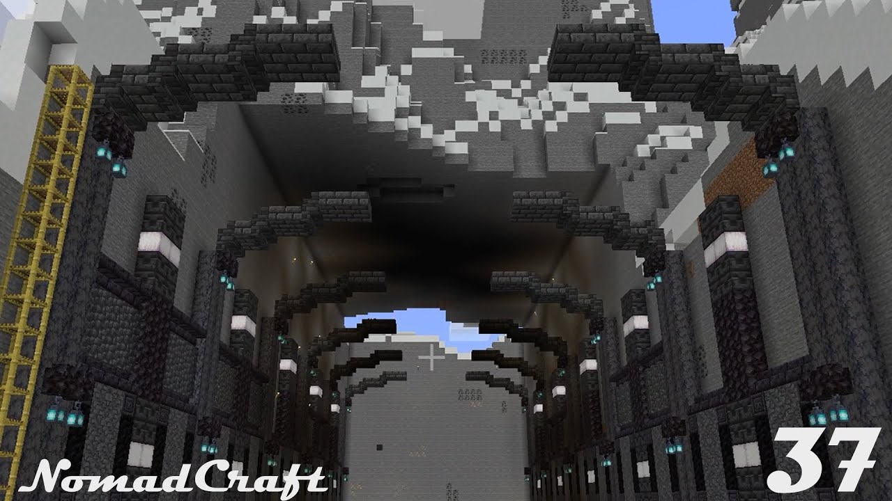The Entrance to The Mega Base - NomadCraft Ep 37 - YouTube