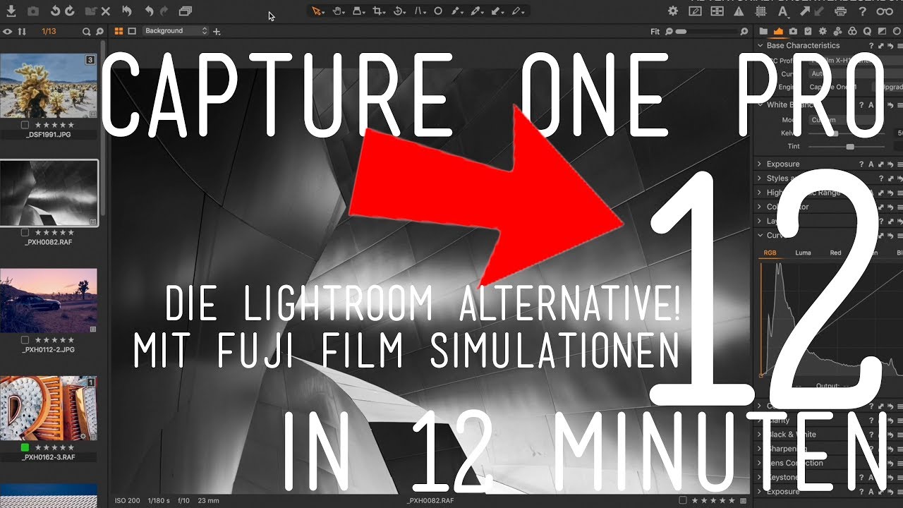 Capture One Pro 12 | Einführung in unter 12 Minuten. Jetzt mit Fuji ...