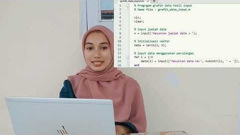 Pemrograman Grafik Data Hasil Input Rata-Rata(mean) pada M file menggunakan aplikasi Matlab 