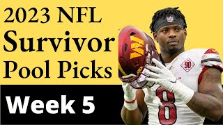 2023 Survivor Week 5 Strategy: How to win NFL Survivor wk 5