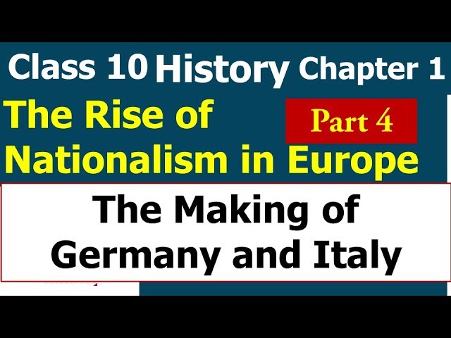 The Rise of Nationalism in Europe Class 10 Notes CBSE History Chapter 1,  Download Free PDF