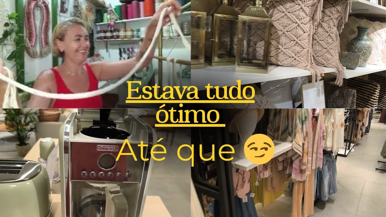 Passeio no shopping/ O prejuízo foi grande 😭