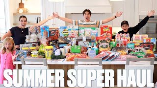 INSANE SUMMER SAM&#39;S CLUB HAUL | KIDS IN CHARGE OF SUMMER GROCERY SHOPPING HAUL