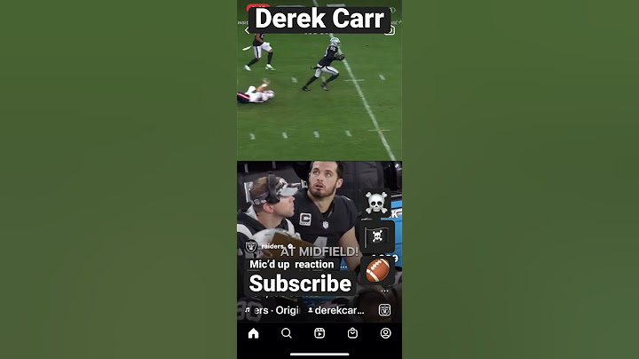 Derek Carr Mic’d up reaction to Chandler Jones Touchdown