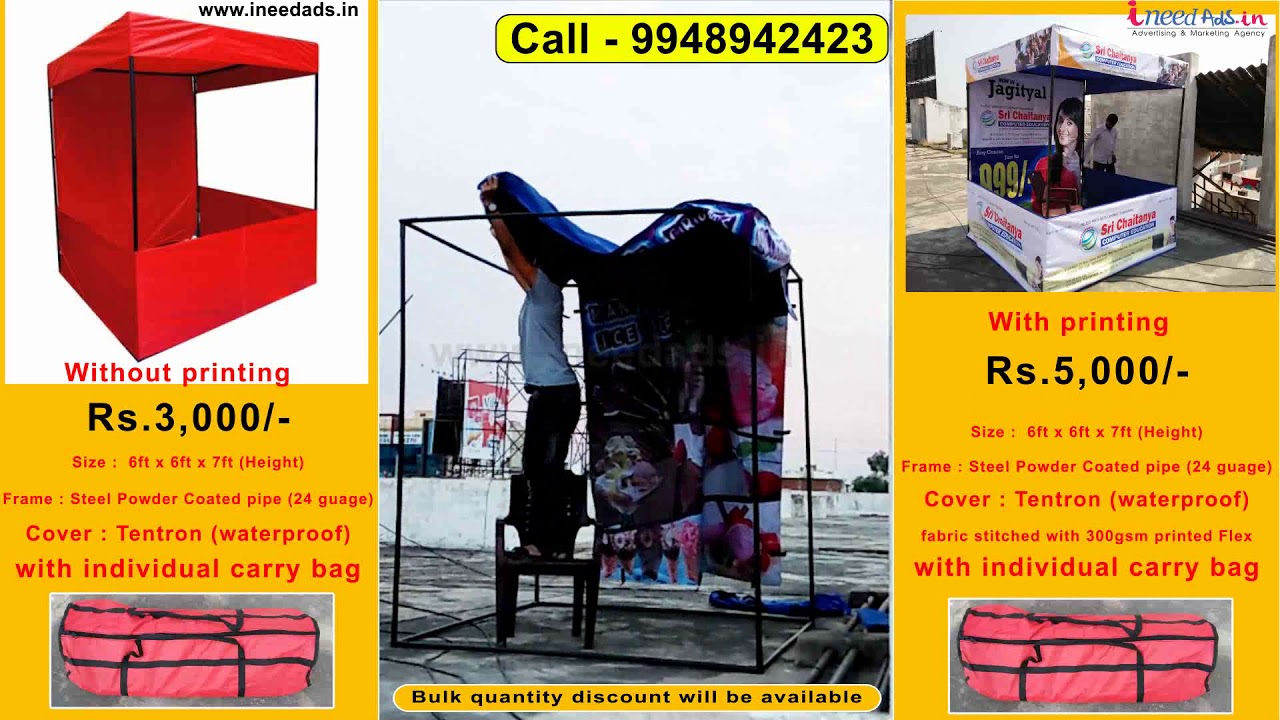 Promotional Tents in Hyderabad YouTube