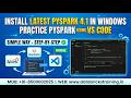 Install pyspark and practice pyspark in VS Code