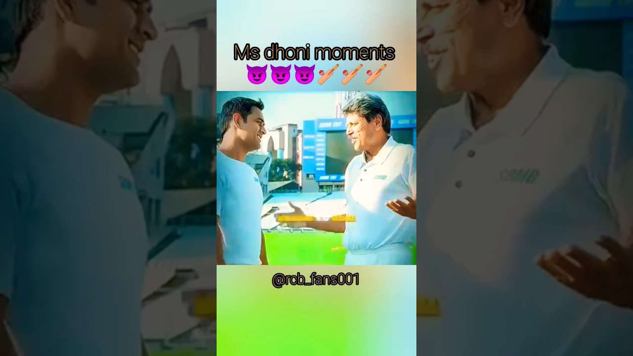 Ms dhoni moments 😈😈😈🏏