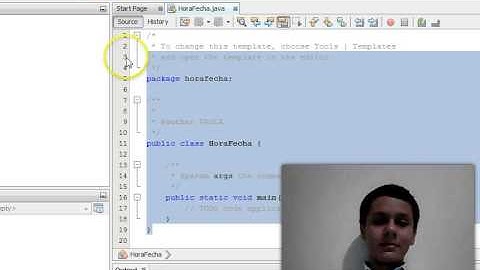 video tutorial sobre la hora y la fecha del sistema en netbeans