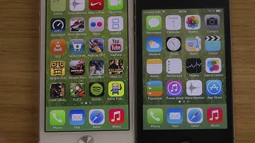 iPhone 5 iOS 7 Beta 5 vs. iPhone 4 iOS 7 Beta 5 Review