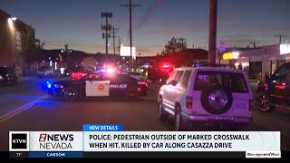 Lanes reopen after pedestrian killed in crash