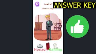Brain Test: Nurse Story Puzzle LEVEL 147 What's he doing - Gameplay Walkthrough Android IOS