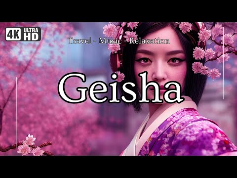 The Graceful Geisha 4K: Makeup, Kimono and a Kyoto walk with Inspiring Music