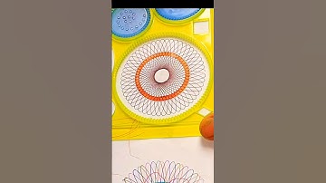 Spirograph art design ll childhood  memories of relaxing sound #spirographdesignpattern #satisfying