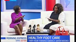 Ways of achieving healthy foot care-Morning express screenshot 1