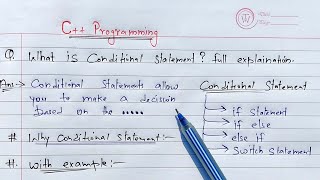 C++ Conditional Statements | Learn Coding