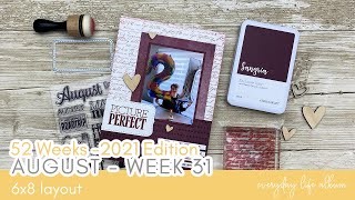 How To Match Photos With Pattern Paper 35 │AUGUST│ week 31│Video