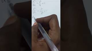 #ellipse equation, #find a and b #findthedifference