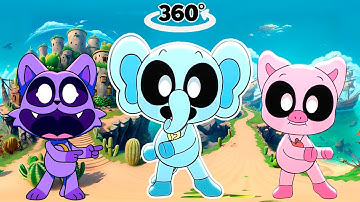 Smiling Critters POKEDANCE in 360 VR Finding Challenge  Poppy playtime 3