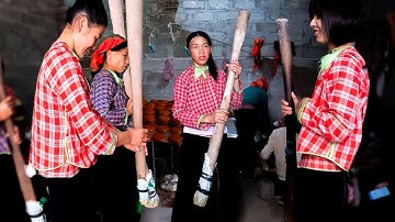 [CHOÁNG]Tân Gia Nhà Mới 5 Con Lợn Quay Giã 100Kg Bánh GiàY ||Cỗ tân gia TO