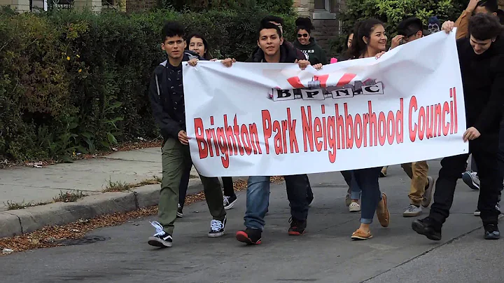 Anti charter school protest that went from Kelly HS to Alderman Ed Burke's office