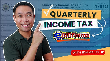 How to File Quarterly Income Tax Return 1701Q thru eBIR Forms (Graduated Rates & Itemized Deduction)