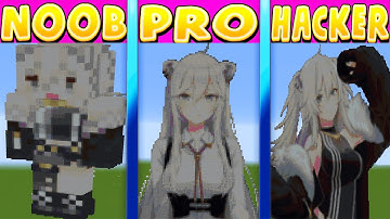 Minecraft Pixel Battle NOOB vs PRO vs HACKER FNF Anime Girl