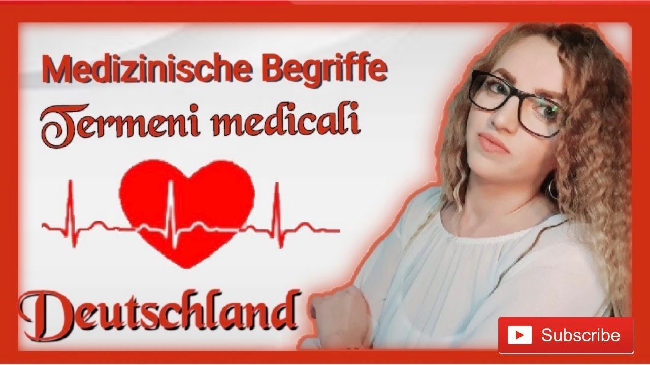 🇩🇪🇷🇴Video1️⃣ Termeni medicali in limba germana➡️romana