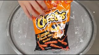 ASMR - World&#39;s Hottest Cheetos Challenge hot Ice Cream Rolls - oddly satisfying Cheetos