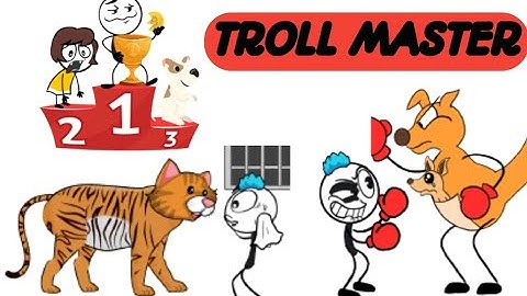 Troll Master draw one part - New level 25-101 gameplay walkthrough Funny stickman brain puzzle game