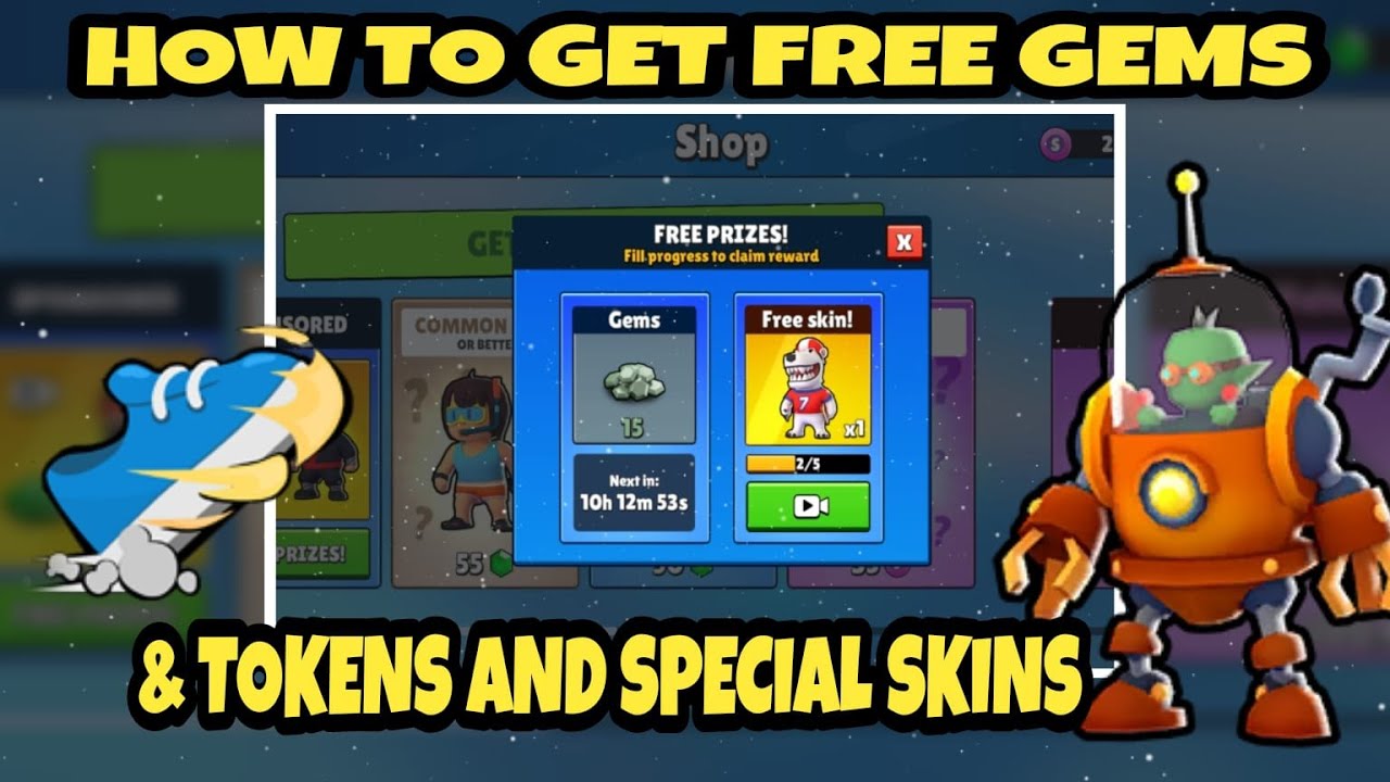 How to Get Free Gems & Token and Special Skin In Stumble Guys #