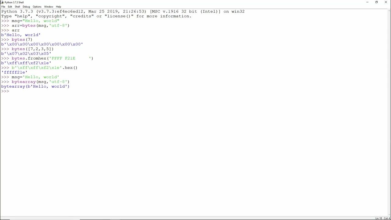 Python Binary Sequence Types: bytes, bytearray, memoryview Practical ...