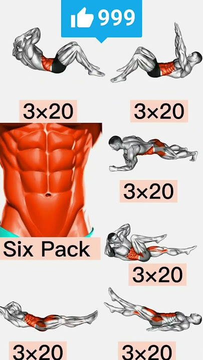 5 Minuten Sixpack Workout für Zuhause - Extrem Effektiv! #workout #fitness #status