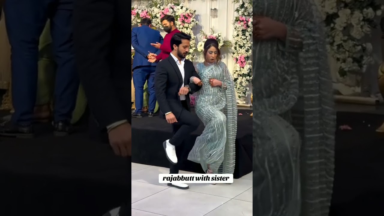 Rajab butt with sister gazal jawad