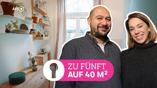 Fünfköpfige Familie lebt in Einzimmerwohnung – Tiny Living & Minimalismus | ARD Room Tour screenshot 4