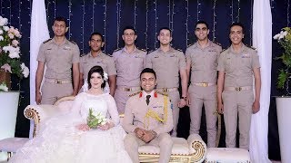 زفه عسكرية للعرسان من قاعة فستيفال | عرس مصري | Militray Wedding