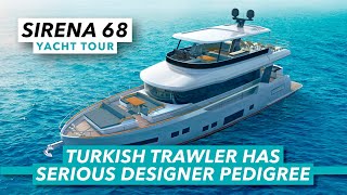 Sirena 68 yacht tour Turkish trawler has serious design pedigree